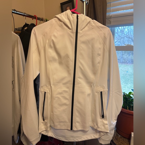 Lululemon Cross Chill Jacket White Size 8 - Picture 2 of 5
